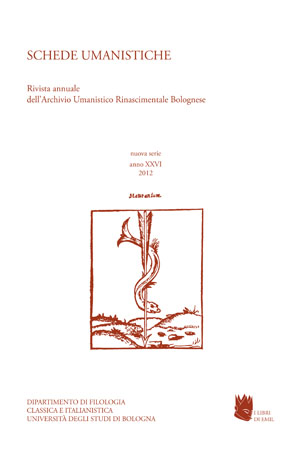 Schede Umanistiche XXVI Schede Umanistiche XXVI