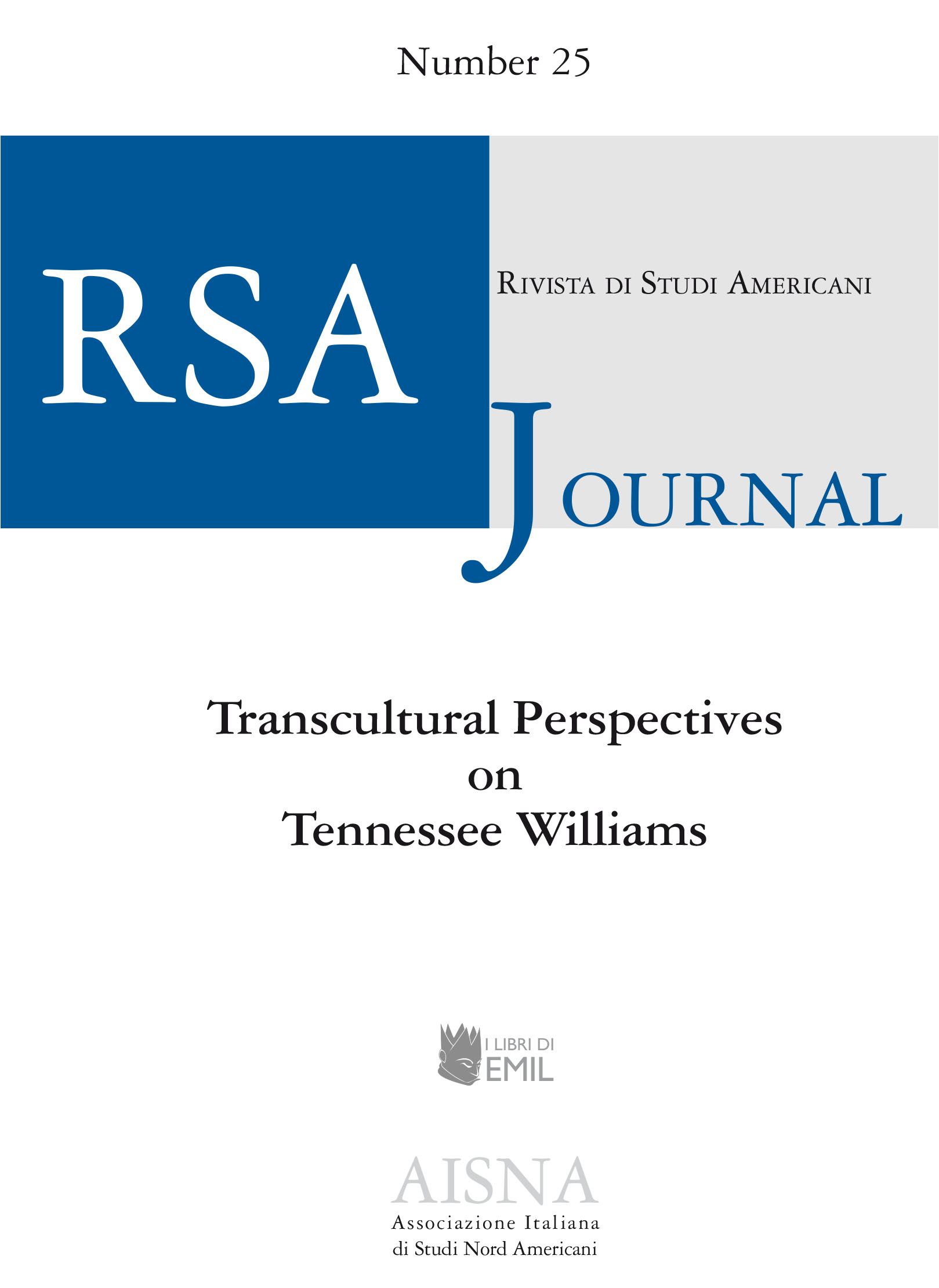 RSA Journal - Rivista Studi Americani, 25 RSA Journal - Rivista Studi Americani, 25