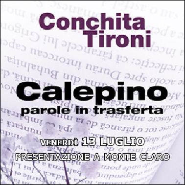 Presentazione "Calepino" a Monte Claro