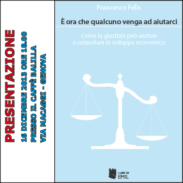 Presentazione "E ora che qualcuno venga ad aiutarci", Genova