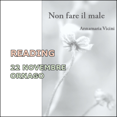 Reading di "Non fare il male" a Ornago (MB)