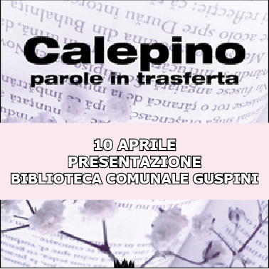 Presentazione "Calepino. Parole in trasferta" a Guspini