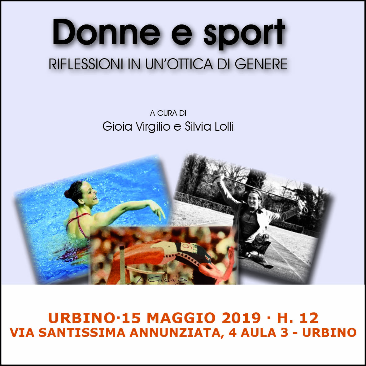 Presentazione "Donne e sport" Universita' di Urbino