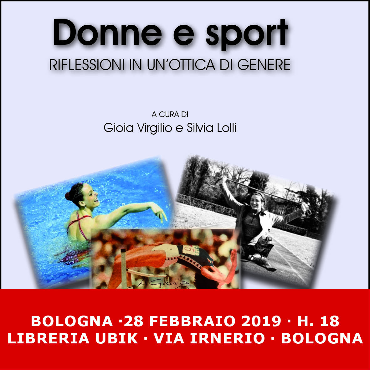 Presentazione "Donne e sport" libreria UBIK Bologna